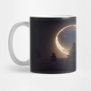 Unwind With The Moon And Relax Into Space Mug